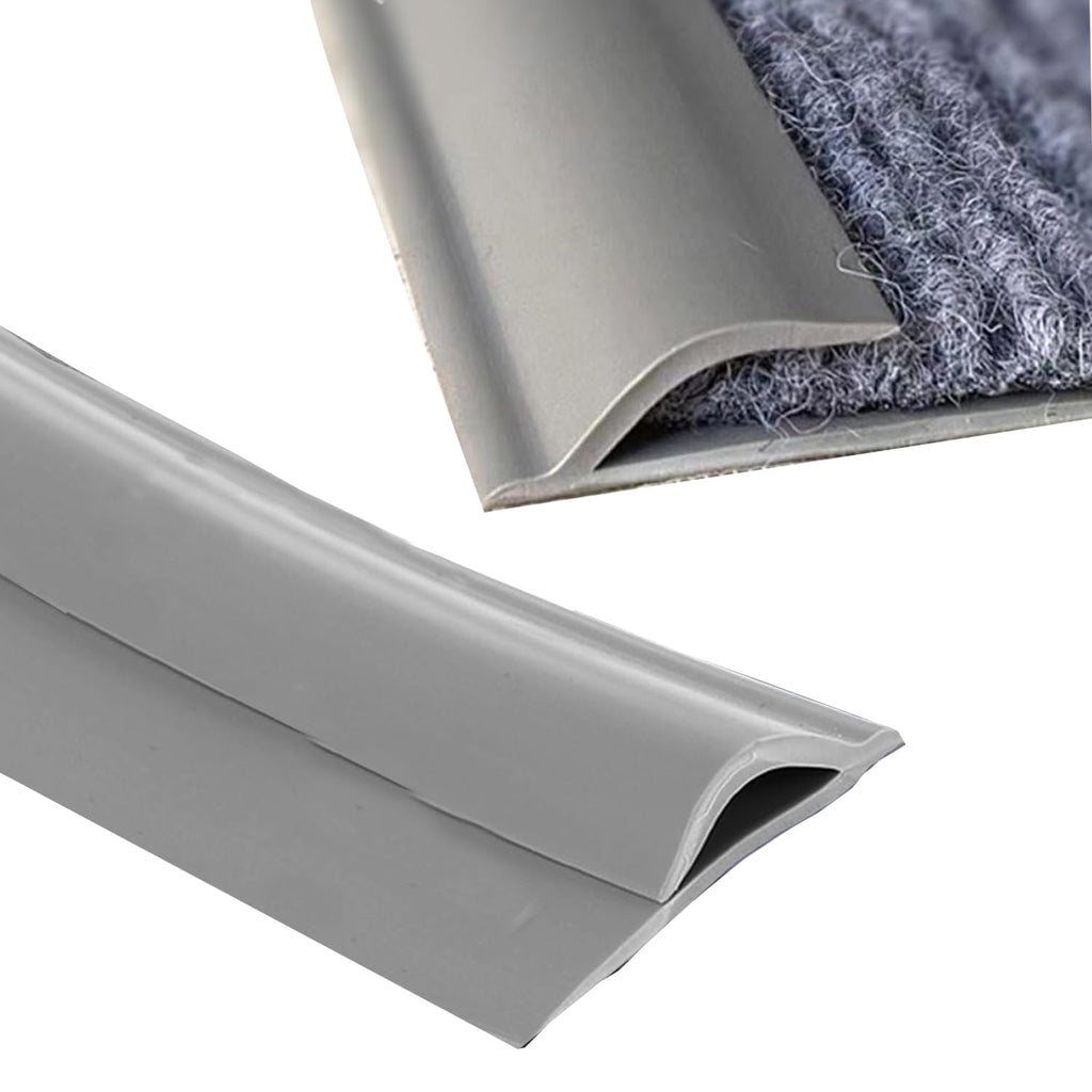 Self Adhesive Carpet Transition Strip with Edge Trim, Designed for Seamless Transitions from Carpet