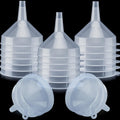 Honeydak 18 Pieces Multi-Purpose Plastic Funnels 4.7 Inch Wide Mouth Funnels for Filling Bottles