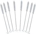 Long Straw Cleaner Brush Set Travel: 8 Pack Straw Brush Cleaner for Cleaning Straws, Stainless