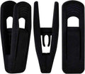 Black Velvet Hangers Clips 40 PCS, Pants Hangers Velvet Clips Easily Add to Velvet Hanger, Skirt