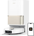 DREAME L50 Ultra Robot Vacuum and Mop White, 19,500Pa Suction, with Auto-Empty and Mop