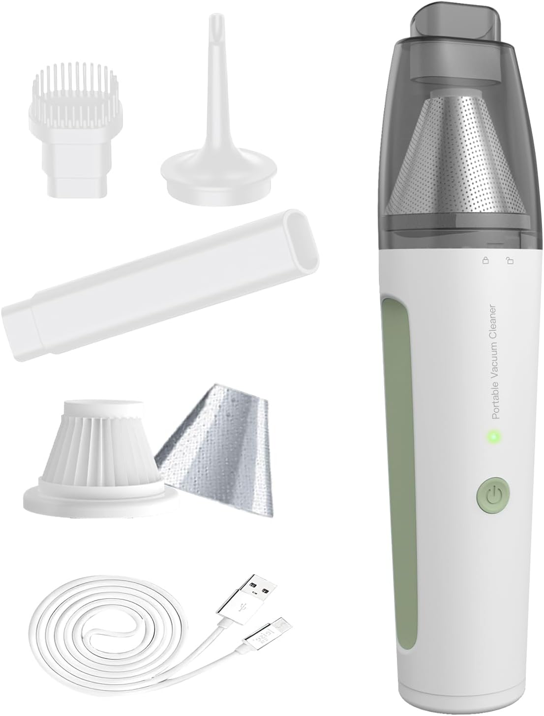 PATO Handheld Vacuum, 13000PA Portable Cordless Car Vacuum Cleaner, Suction and Blow 2-in-1 Dust