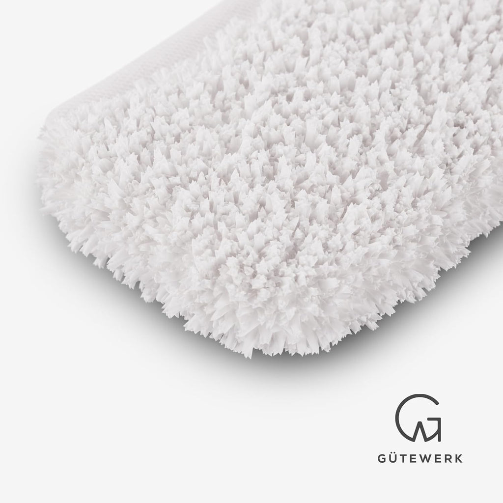 GÜTEWERK 2× Microfibre Cloths – Accessory for 11" Squeegee – Lint-Free, Streak-Free Cleaning for