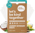 Kind Laundry Detergent Sheets with Stain-Fighting Enzymes - Plant Powered Eco-Friendly Laundry Soap