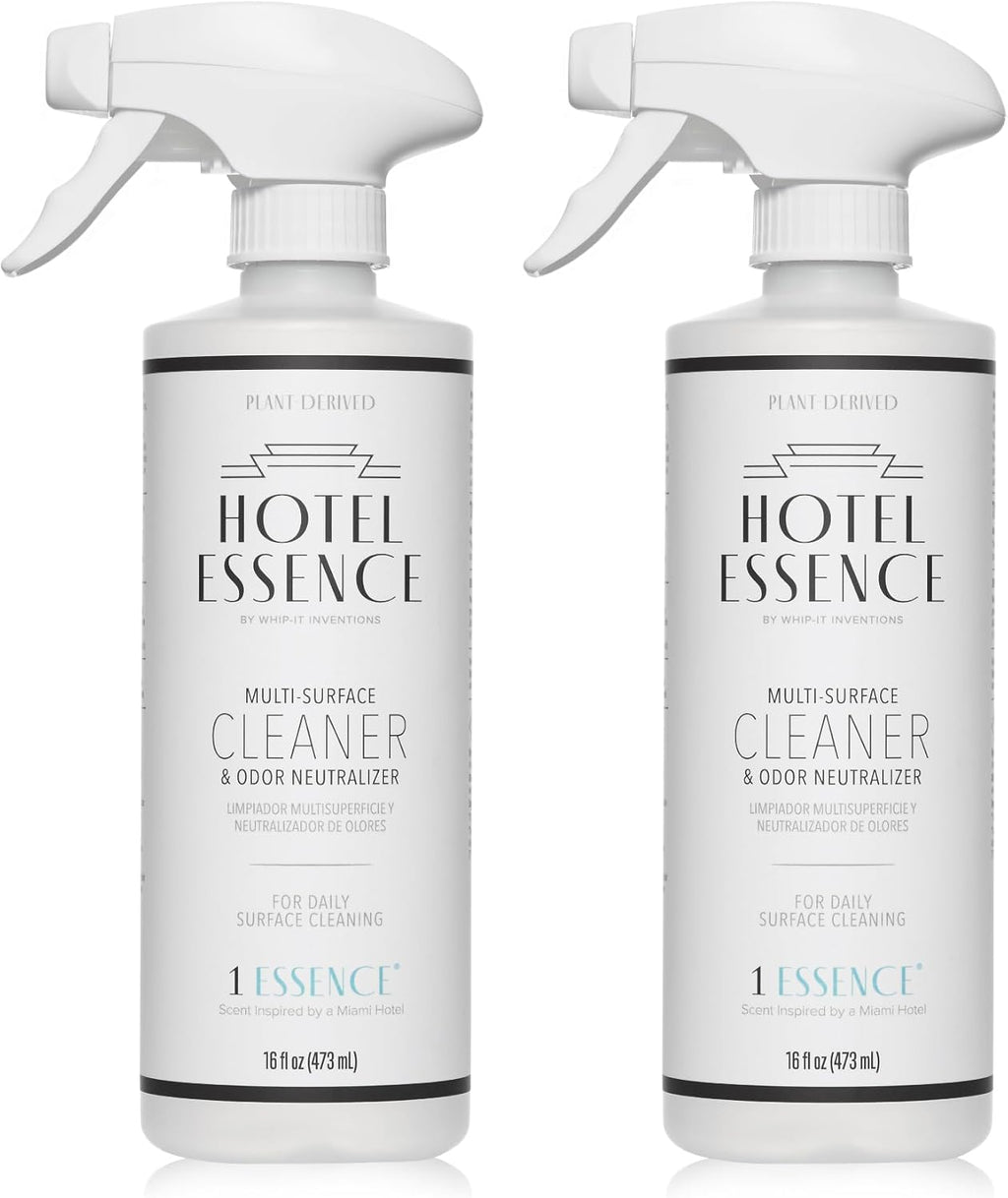 Hotel Essence Cleaner: Plant-Based Multi-Surface Cleaner & Odor Neutralizer, 16 oz, Leather