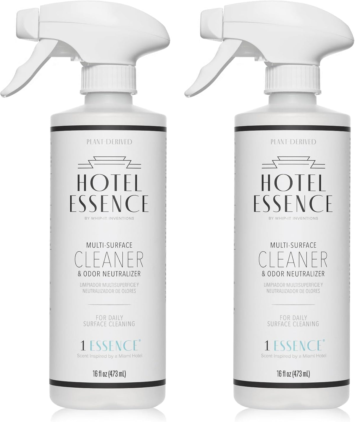 Hotel Essence Cleaner: Plant-Based Multi-Surface Cleaner & Odor Neutralizer, 16 oz, Leather