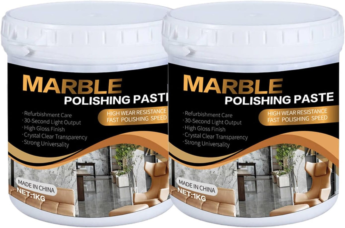 Marble Polishing Paste Kit, Marble Polishing Compound, Countertop Cleaner, Quartz Polish, Sealant &