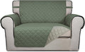 PureFit Reversible Quilted Sofa Cover, Water Resistant Slipcover Furniture Protector, Washable