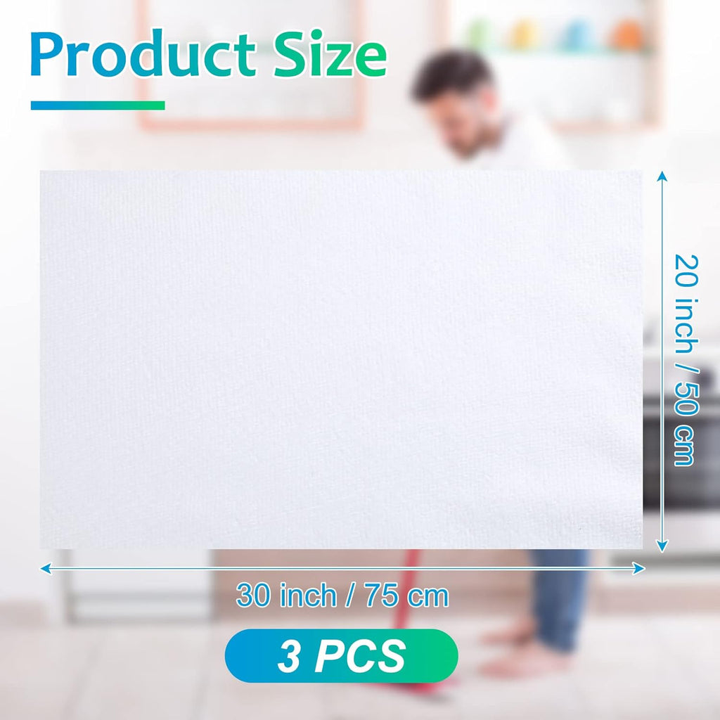 Newwiee 3 Pcs Extra Large Microfiber Cleaning Cloth 30" x 20" Washable Reusable Microfiber Towel