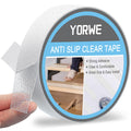 Anti Slip Tape Transparent, More Clear and Comfortable Safety Track Tape (1" Width x 190" Long