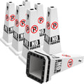 Plastic Traffic Cones, 4-Sided Message Cones, Road Safety Parking Cones, Standing Traffic Warning