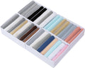 Qozary 4 Pack Drawer Organizers for Clothing, 8 Grids Foldable Closet Organizers and Storage Bins
