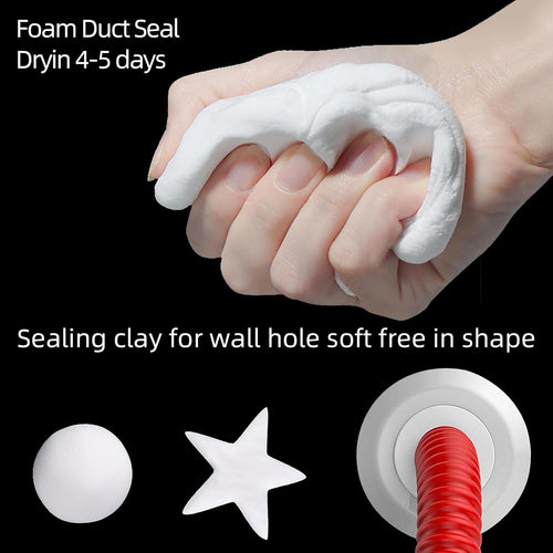 10-Pack Premium Waterproof Wall Repair Sealing Clay Duct Seal Ideal for Wall Hole Repair, Air