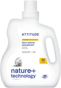 ATTITUDE Liquid Fabric Softener, Plant-Based & Vegan, HE Compatible, Naturally Derived, Citrus Zest