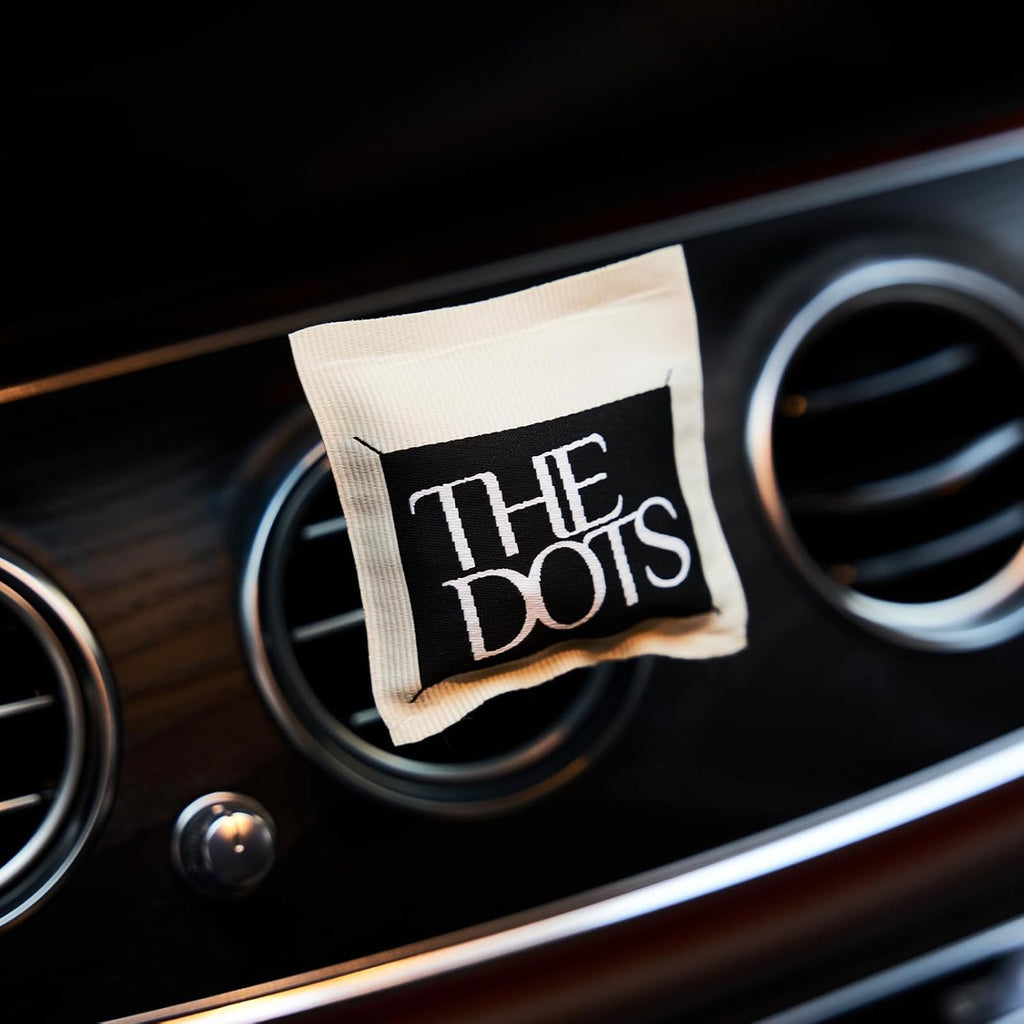 THEDOTS Series Coconut Lychee Car Vent Clip, Fabric Sachet Air Freshener, 30 Days Long-Lasting for