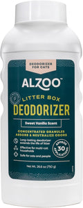 ALZOO Cat Litter Deodorizer, Concentrated Granules Absorb & Help Neutralize Odors, Mineral-Based
