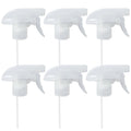 6-Pack Transparent White Trigger Sprayer (6 Count, Black, White, Plastic, Metal, HDPE, Spray