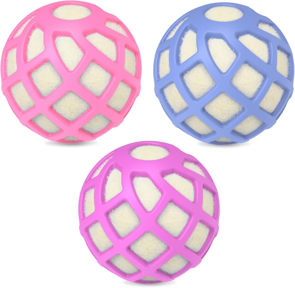 Dryer Balls – Patented Silicone Guard, Natural Wool Core, Super Anti-Tangle & Saves Drying Time