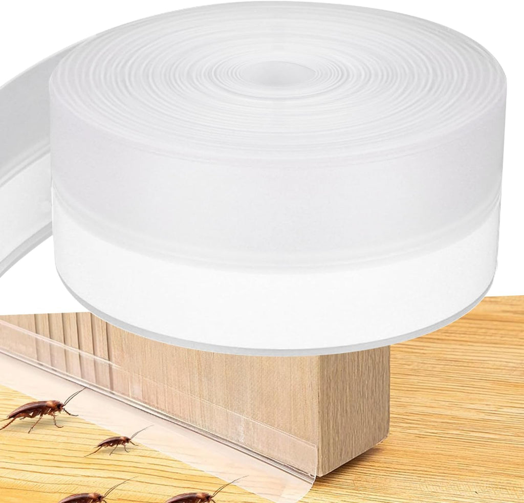 Weather Stripping Door Seal Strip 33 Feet Strip Bottom Draft Insulation Stopper Weatherproof