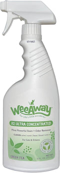 Wee Away X2 Ultra Concentrated Pet Stain and Odor Remover, Enzyme Cleaner for Cat Urine and Poop