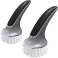 MR.SIGA Pot and Pan Cleaning Brush, Dish Brush for Kitchen, Pack of 2