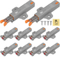 Push to Close Cabinet Latch, Jiayi 10 Pack Push Open Hardware, Cabinet Press Out Latch for Door