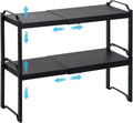 Expandable Cabinet Shelf Organizer, Adjustable kitchen Countertop Storage