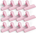 HOUSE AGAIN 12 Pack Stainless Steel Chip Bag Clips Covered with Silicone - NO More Sharp Edges