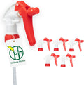 Heluva Green Spray Bottle Nozzle Replacement, Bottle Tops Only - Sprayer Nozzle Triggers for Heavy