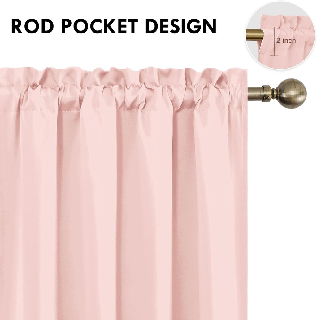 DWCN Blackout Curtains for Living Room Thermal Insulated, Energy Saving & Noise Reducing Bedroom