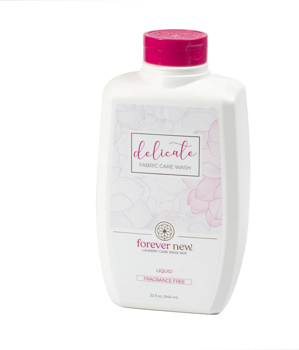 FOREVER NEW Liquid Laundry Detergent - Fabric Care Wash - Unscented, 32 Fl Oz