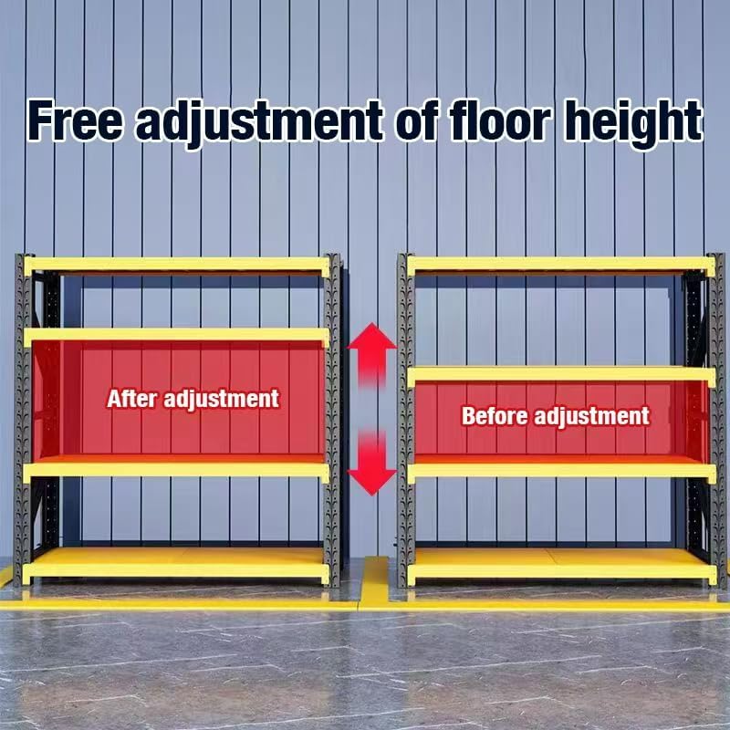 Storage Shelves Heavy Duty, Metal Garage Shelving Units, 4 Tier Storage Rack Shelf, Steel