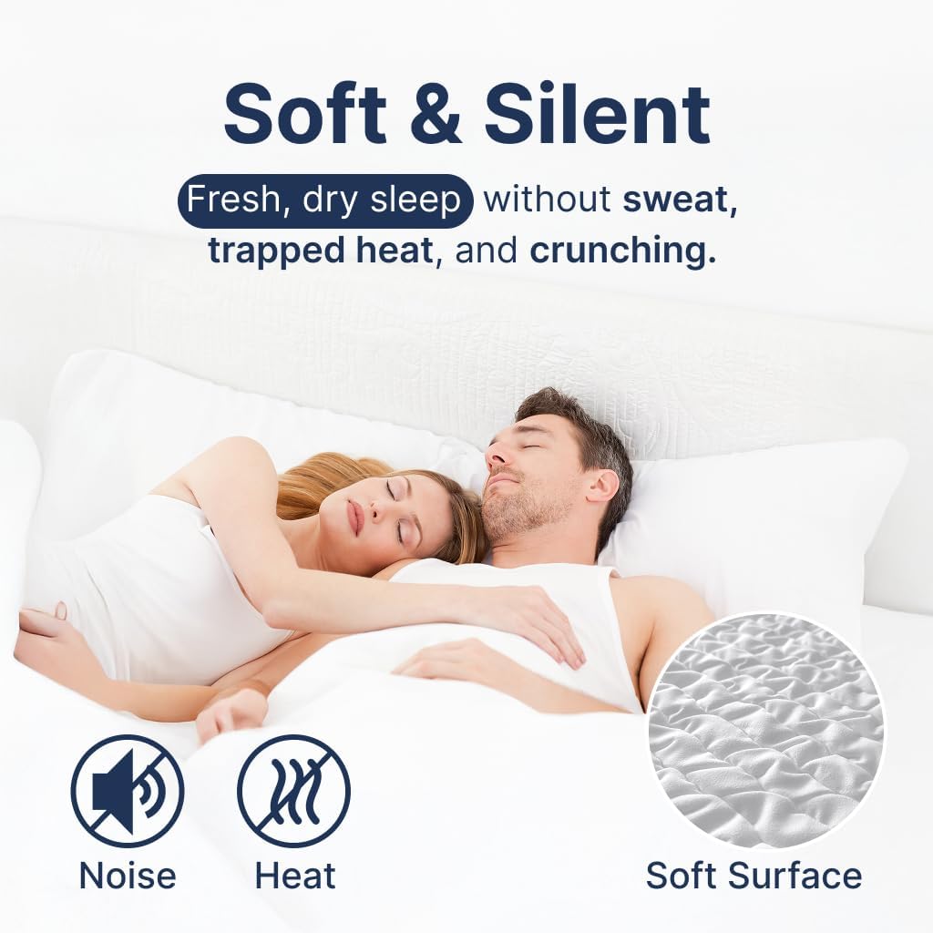 PAULATO BY GA.I.CO Full Waterproof Mattress Protector – Mattress Cover for Full Size Bed