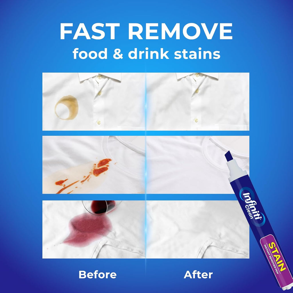 Stain Removal Pen (3 Pack) - 27ml (0.91 fl.oz) Each, Instant Fabric Stain Remover for Clothes