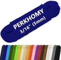 PerkHomy Cotton Rope 3/16" (5mm) 100 ft Multi Purpose Utility Diamond Braided Cord, Natural Cotton