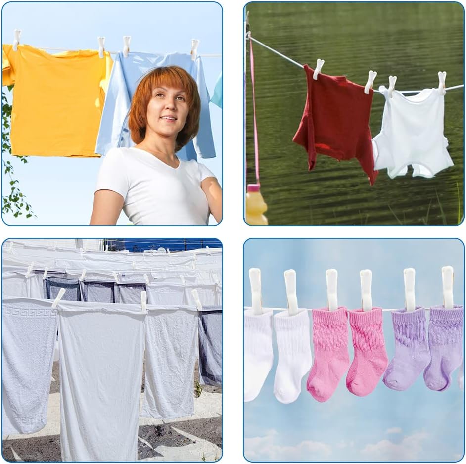18 PCS Beach Towel Clip, Cloth Pins, Quilt Drying Clip, Plastic Clothespins, Strong Grip Holder to