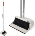 54" Long Handled Broom and Dustpan Set - Perfect Dust Pan and Brush Combo for Efficient Cleaning