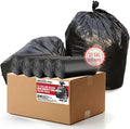 33 Gallon Trash Bags, 250 Count Bulk, Black Garbage bags, Multi-purpose Trash Can Bin Liners for