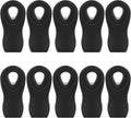 Magnetic Chip Clips, 10 Pack Plastic Bag Clips with Magnet, Black Snack Clips for Food Storage and