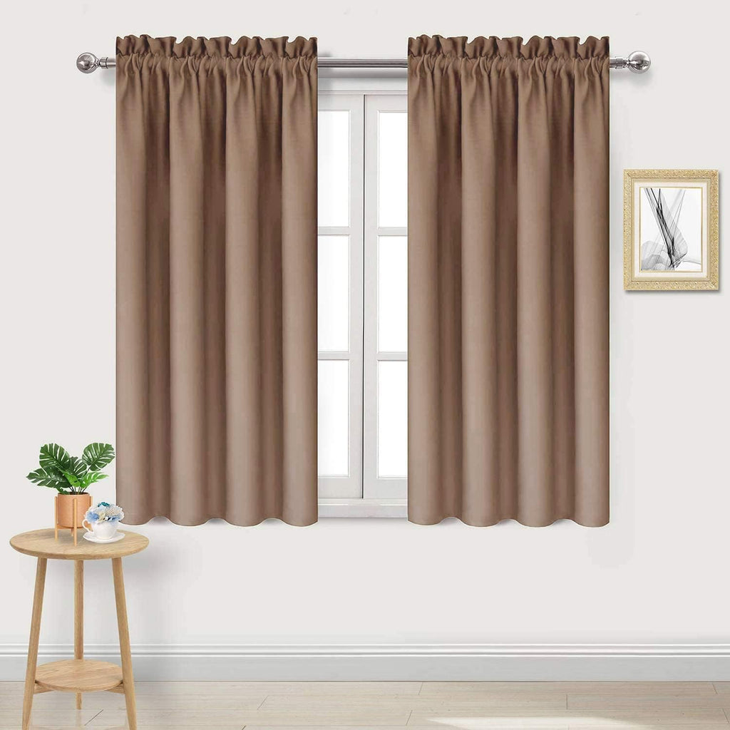 DWCN Blackout Curtains Room Darkening Thermal Insulated Bedroom Curtains Window Curtain Panels, 38