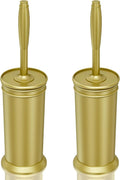 UPTRONIC Toilet Brush, Aluminum Alloy Toilet Brush and Holder Set with Extra Long Handle Durable