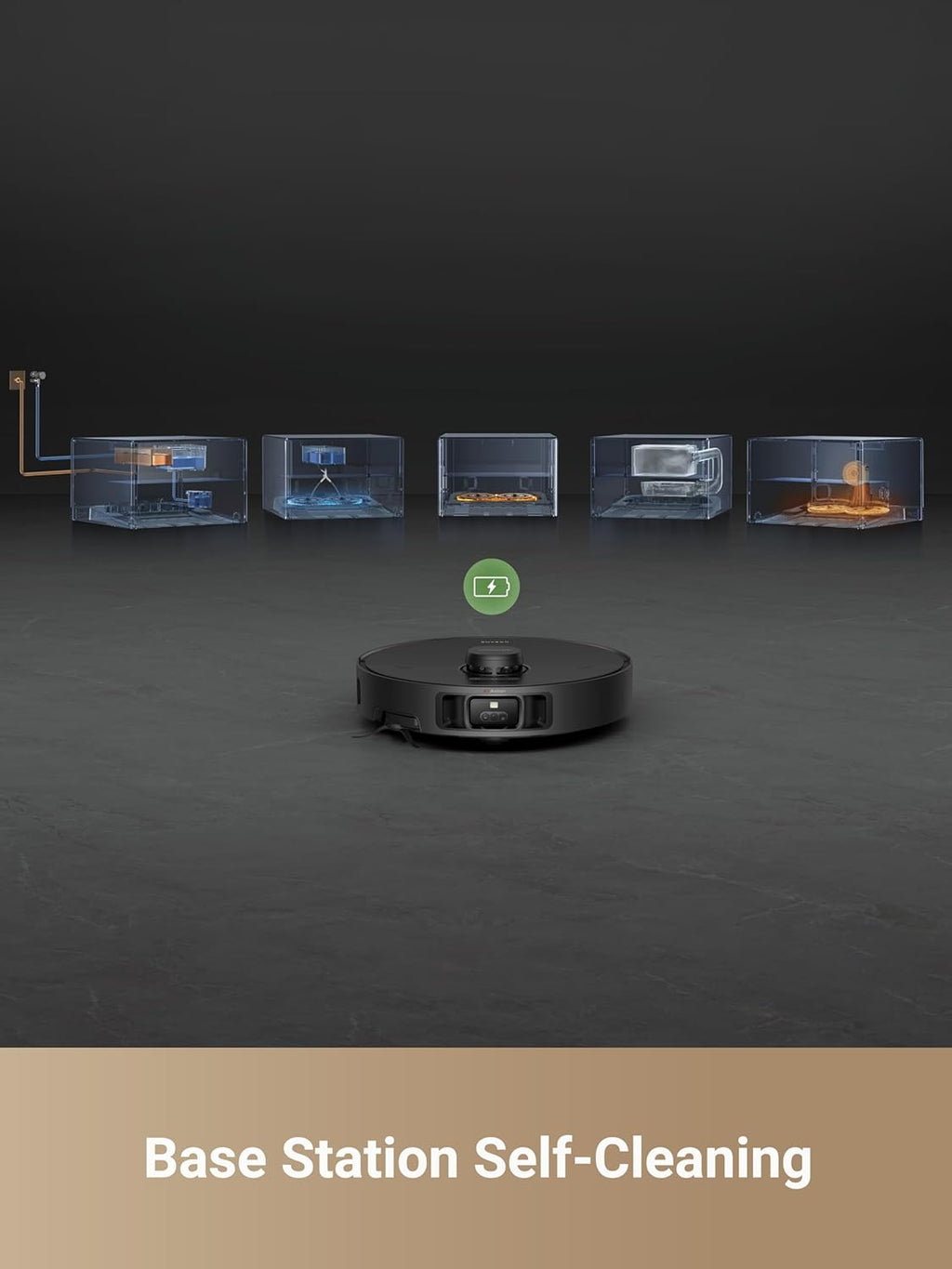 DREAME X40 Master Robot Vacuum Cleaner, 12,000Pa Suction, Auto Refilling & Draining, Smart