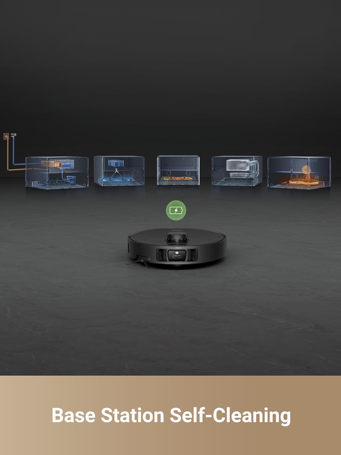 DREAME X40 Master Robot Vacuum Cleaner, 12,000Pa Suction, Auto Refilling & Draining, Smart