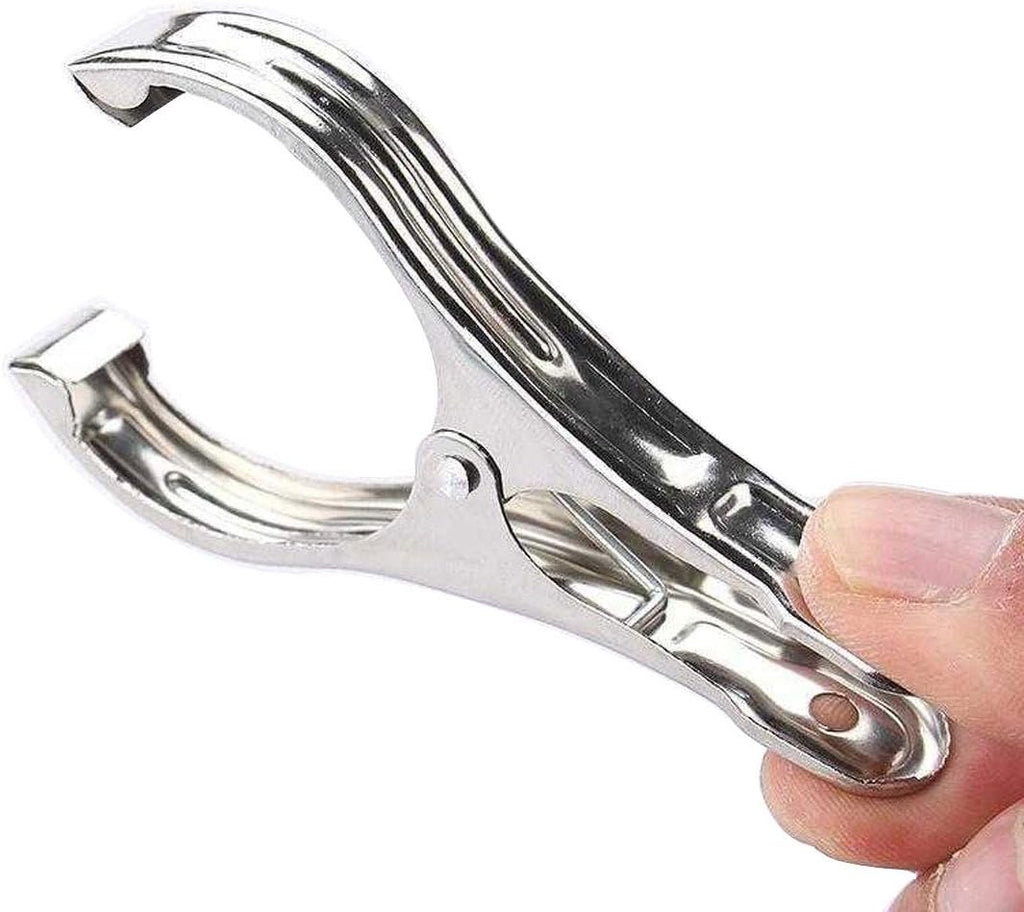 Metal ClothesPins,Row Cover Clips 20 Pack 3.5 Inch Stainless Steel Pool Towel Clips,Chair Clips for