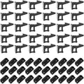 Tuanse 30 Pcs Cabinet Locks Invisible Safety Drawer Latches with Screws Self Adhesive Cabinet