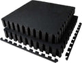 AIRHOP 0.56in Thick 48 Sq Ft Exercise Equipment Mats, 12 Tiles Upgraded Rubber Top with High