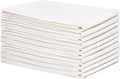 Organic Cotton Flour Sack Kitchen Towels - 10 Pack, Off-White Organic Cotton Tea Towels - Extra