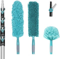 36 Foot High-Reach Duster Kit with 7-30FT Extendable Pole - High Ceiling Duster Cleaning Kit with