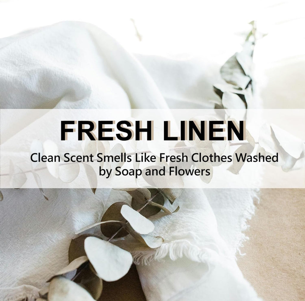ROSE COTTAGE Large 12 Packs Fresh Linen Hanging Closet Deodorizer Air Freshener Long Lasting