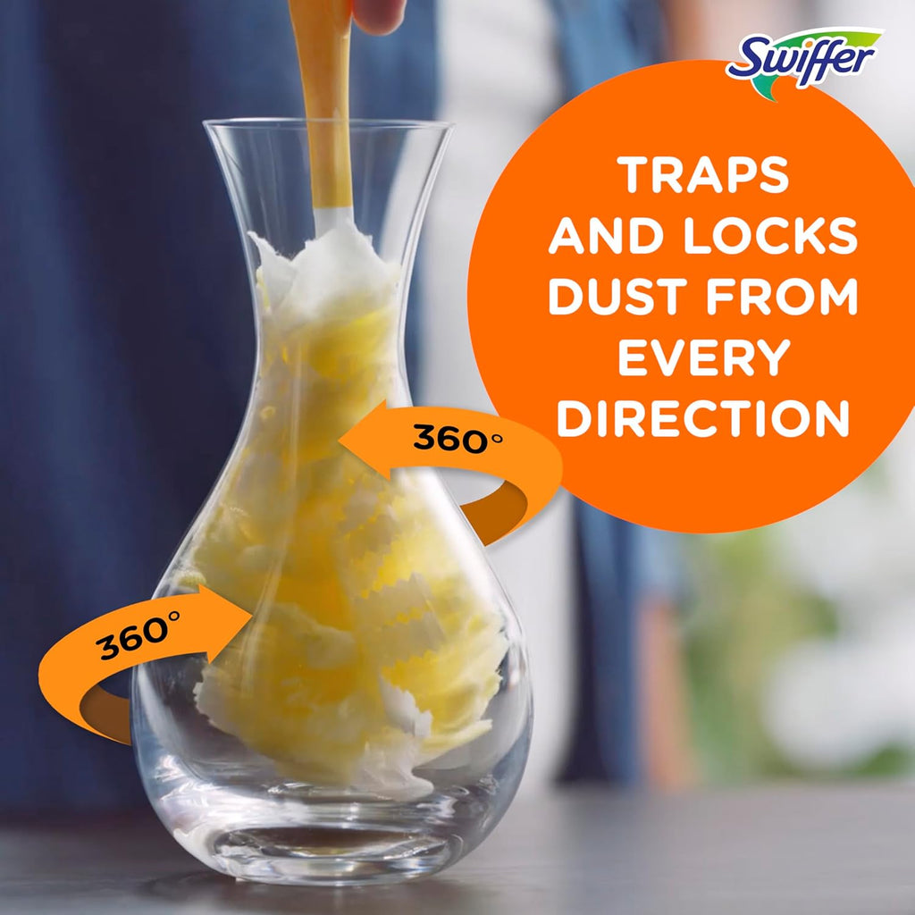 Swiffer Dusters Refill for Cleaning, Feather & Microfiber Duster Disposable Alternative, For